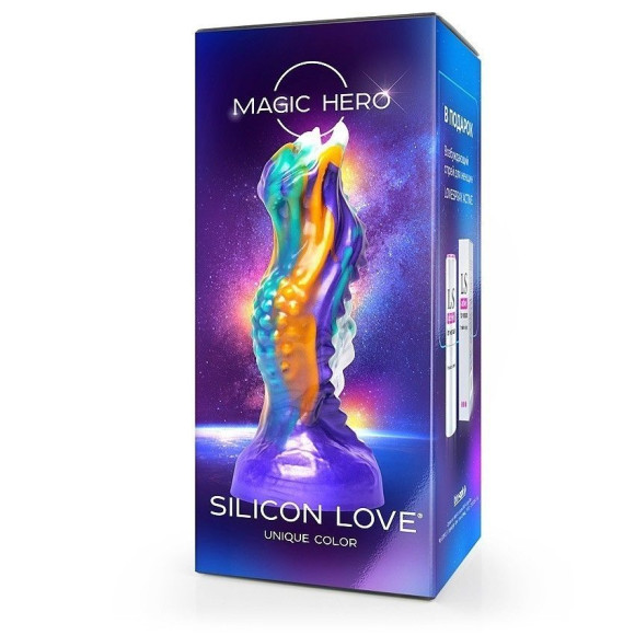 Яркий фантазийный фигурный фаллоимитатор - 22 см. Яркий фантазийный фигурный фаллоимитатор - 22 см.