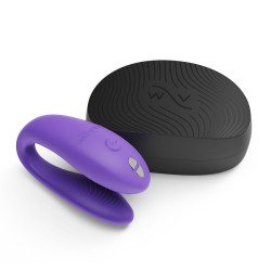 Фиолетовый вибромассажер для пар We-Vibe Sync Go Фиолетовый вибромассажер для пар We-Vibe Sync Go