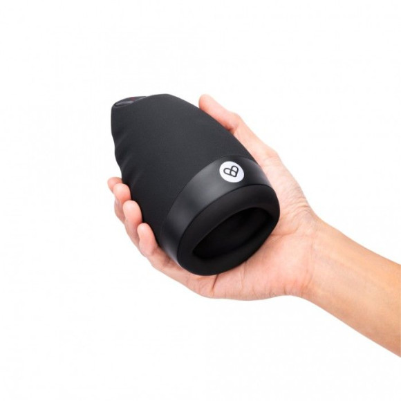 Черный вибромастурбатор для мужчин с подогревом Черный вибромастурбатор для мужчин с подогревом