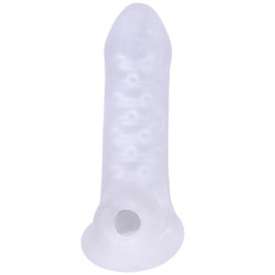 Тонкая насадка-удлинитель с подхватом мошонки Jacked Up Тонкая насадка-удлинитель с подхватом мошонки Jacked Up