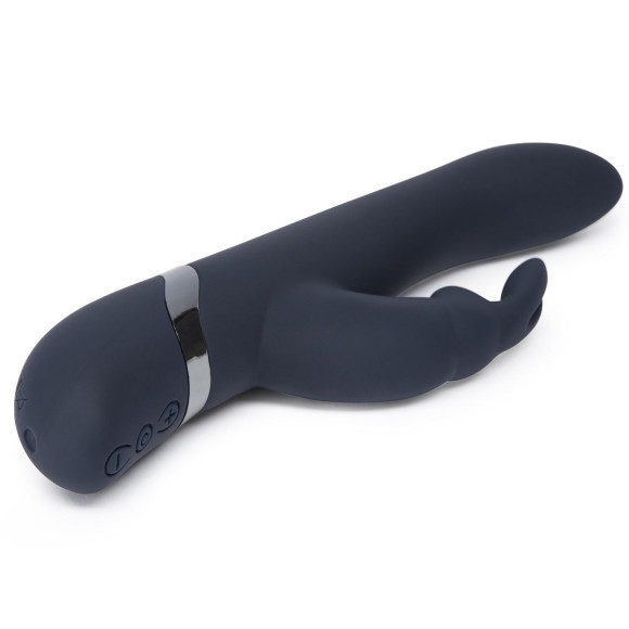 Тёмно-синий вибратор Oh My USB Rechargeable Rabbit Vibrator - 25,4 см. Тёмно-синий вибратор Oh My USB Rechargeable Rabbit Vibrator - 25,4 см.