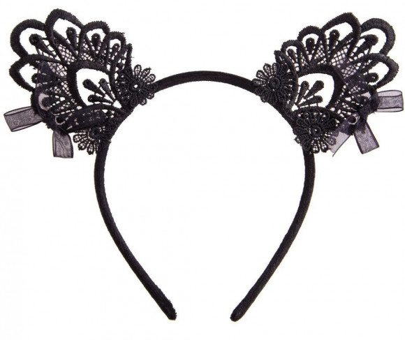 Ушки кошечки из кружева Leg Avenue Ушки кошечки из кружева Leg Avenue