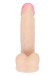 Реалистичный фаллоимитатор с нежно-розовой головкой - 18,5 см. Реалистичный фаллоимитатор с нежно-розовой головкой - 18,5 см.