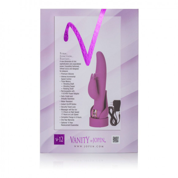 Эксклюзивный хай-тек вибратор VANITY BY JOPEN VR12 - 23,5 см. Эксклюзивный хай-тек вибратор VANITY BY JOPEN VR12 - 23,5 см.
