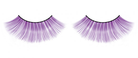 Длинные фиолетовые ресницы Deluxe