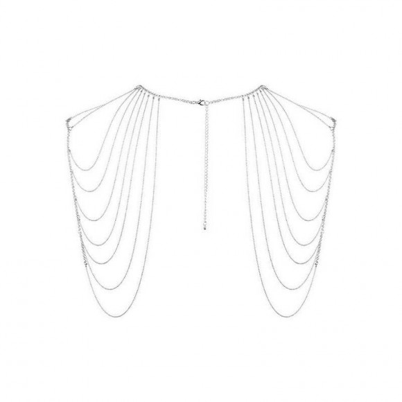 Серебристое украшение на плечи Magnifique Metallic Chain Shoulders & Back Jewelry Серебристое украшение на плечи Magnifique Metallic Chain Shoulders & Back Jewelry
