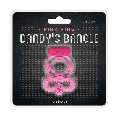 Розовое эрекционное виброкольцо VIBRATING COCK RING FREAK OUT Розовое эрекционное виброкольцо VIBRATING COCK RING FREAK OUT