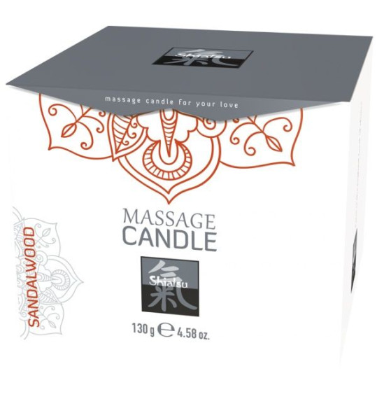 Массажная свеча с ароматом сандала - 130 гр. Массажная свеча с ароматом сандала - 130 гр.