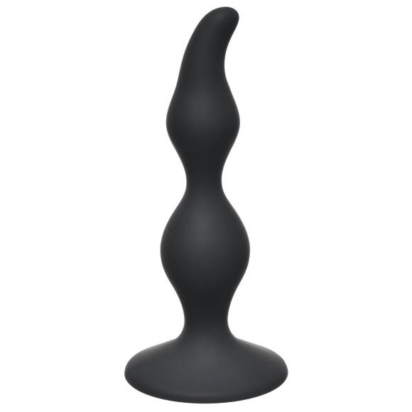 Чёрная анальная пробка Curved Anal Plug Black - 12,5 см. Чёрная анальная пробка Curved Anal Plug Black - 12,5 см.