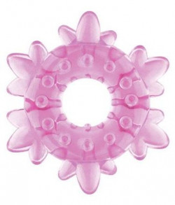 Розовое эрекционное кольцо Heavy Cock Ring Ice Flower Розовое эрекционное кольцо Heavy Cock Ring Ice Flower