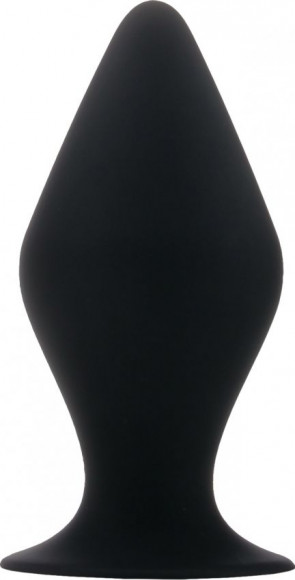 Чёрная малая анальная пробка Butt Plug with Suction Cup Small Чёрная малая анальная пробка Butt Plug with Suction Cup Small