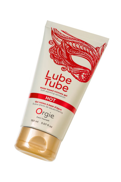 Интимный гель на водной основе Lube Tube Hot с разогревающим эффектом - 150 мл. Интимный гель на водной основе Lube Tube Hot с разогревающим эффектом - 150 мл.