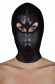 Черная маска Extreme Leather Hood