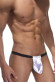 Открытые мужские трусы с белым гульфиком Открытые мужские трусы с белым гульфиком