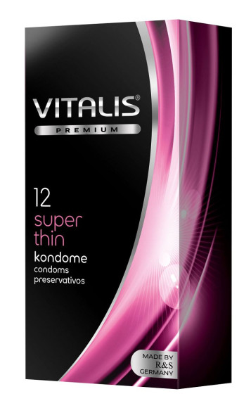 Ультратонкие презервативы VITALIS PREMIUM super thin - 12 шт. Ультратонкие презервативы VITALIS PREMIUM super thin - 12 шт.