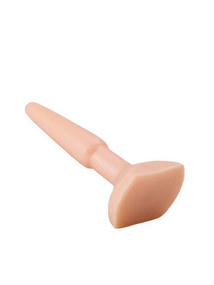 Классический анальный плаг телесного цвета - 11,5 см. Классический анальный плаг телесного цвета - 11,5 см.