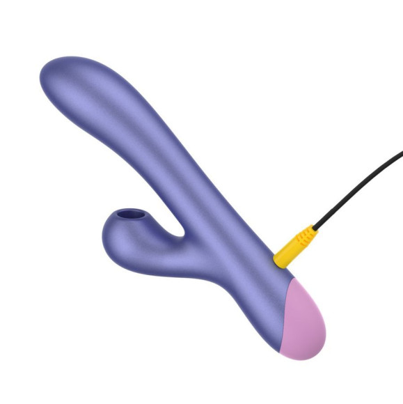 Сиреневый вибратор Romp Pulse с бесконтактной клиторальной стимуляцией - 22 см. Сиреневый вибратор Romp Pulse с бесконтактной клиторальной стимуляцией - 22 см.