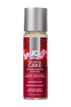 Лубрикант на водной основе JO H2O Red Velvet Cake Flavored Lubricant - 60 мл.