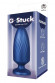 Синяя анальная пробка G Stuck Silicone Anal Plug - 13,5 см. Синяя анальная пробка G Stuck Silicone Anal Plug - 13,5 см.
