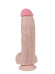 Телесный реалистичный фаллоимитатор с мошонкой Real - 23 см. Телесный реалистичный фаллоимитатор с мошонкой Real - 23 см.