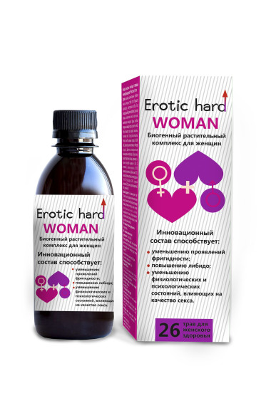 Женский биогенный концентрат для повышения либидо Erotic hard Woman - 250 мл. Женский биогенный концентрат для повышения либидо Erotic hard Woman - 250 мл.