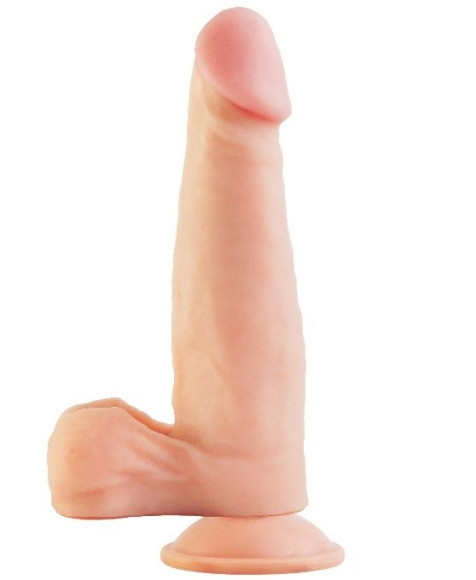 Телесный вибратор-реалистик REAL Standard - 18,5 см. Телесный вибратор-реалистик REAL Standard - 18,5 см.