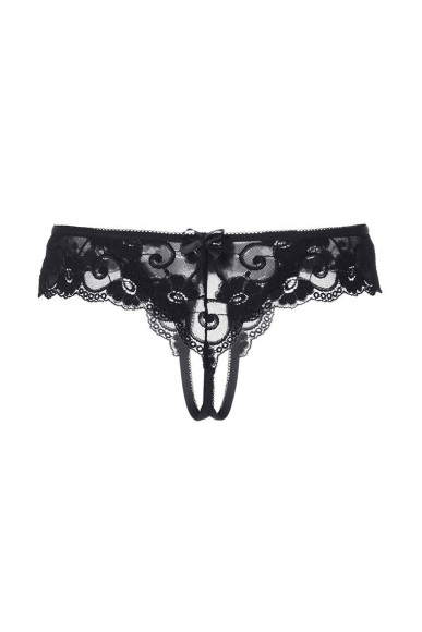 Эротические трусики из кружева с атласными бантиками Madison Эротические трусики из кружева с атласными бантиками Madison
