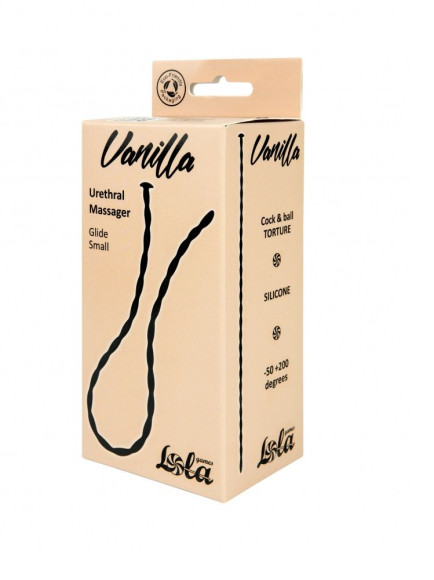 Черный уретральный массажер Glide Small - 30 см. Черный уретральный массажер Glide Small - 30 см.