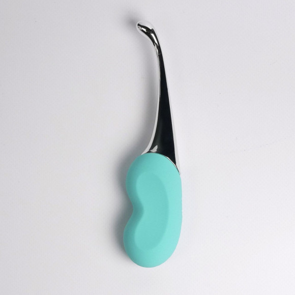 Бирюзовый клиторальный вибростимулятор Youvic