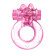 Розовое эрекционное кольцо с вибрацией Ring Розовое эрекционное кольцо с вибрацией Ring