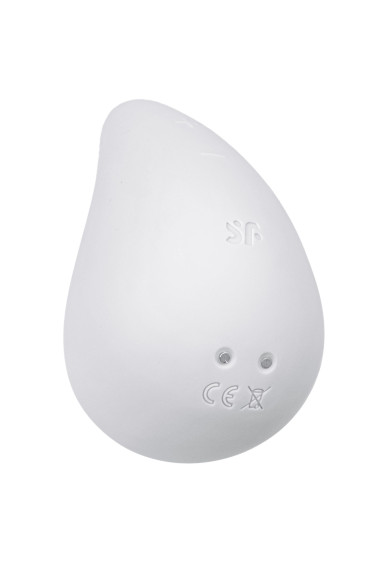 Белый вибромассажер в форме капли Dew Drop Белый вибромассажер в форме капли Dew Drop
