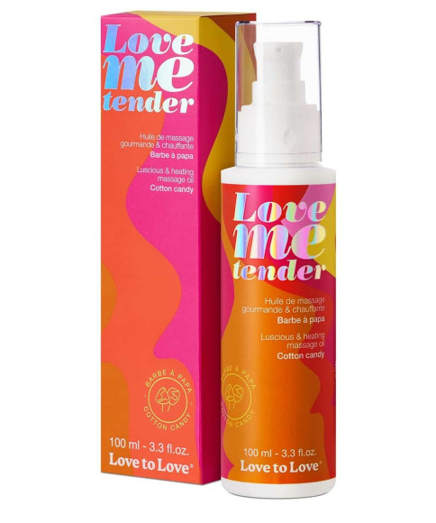 Съедобное согревающее массажное масло Love Me Tender Cotton Candy с ароматом сладкой ваты - 100 мл. Съедобное согревающее массажное масло Love Me Tender Cotton Candy с ароматом сладкой ваты - 100 мл.
