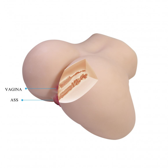 Телесный мастурбатор Liora с вибрацией