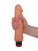 Гелевый вибратор телесного цвета - 20,5 см. Гелевый вибратор телесного цвета - 20,5 см.