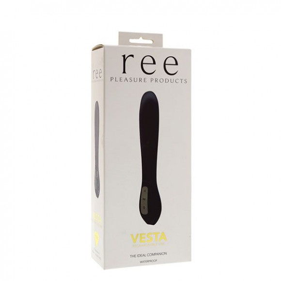 Чёрный перезаряжаемый силиконовый вибратор REE VESTA SILICONE RECHARGEABLE VIBE - 20 см. Чёрный перезаряжаемый силиконовый вибратор REE VESTA SILICONE RECHARGEABLE VIBE - 20 см.