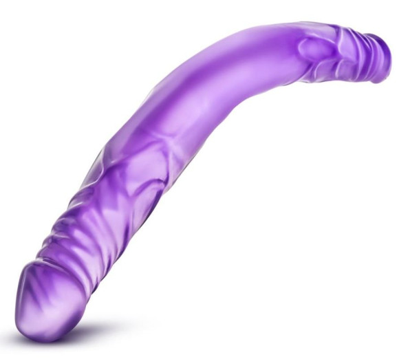 Фиолетовый двусторонний фаллоимитатор 14 Inch Double Dildo - 35 см. Фиолетовый двусторонний фаллоимитатор 14 Inch Double Dildo - 35 см.