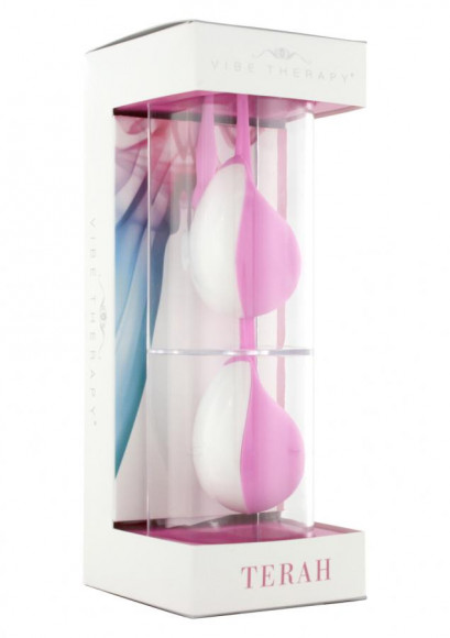 Розовые силиконовые шарики Vibe Therapy Terah 