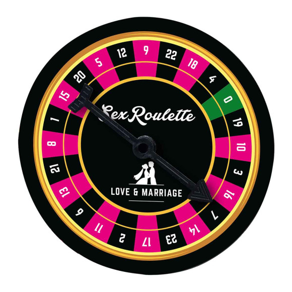 Настольная игра-рулетка Sex Roulette Love & Marriage Настольная игра-рулетка Sex Roulette Love & Marriage