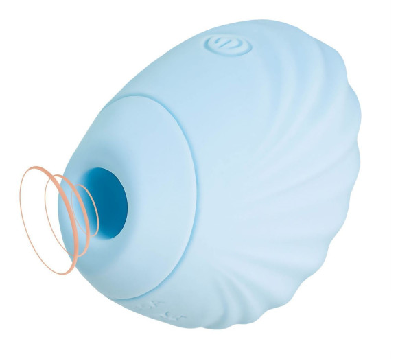 Голубой вакуум-волновой стимулятор клитора Scall Голубой вакуум-волновой стимулятор клитора Scall