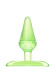 Зеленая анальная втулка с ограничителем - 6,5 см. Зеленая анальная втулка с ограничителем - 6,5 см.