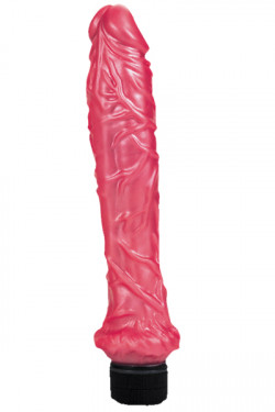 Розовый вибратор-реалистик с фантастическим рельефом - 25,4 см. Розовый вибратор-реалистик с фантастическим рельефом - 25,4 см.