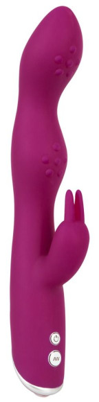 Фиолетовый вибратор A & G-Spot Rabbit Vibrator для стимуляции зон G и A - 23,6 см. Фиолетовый вибратор A & G-Spot Rabbit Vibrator для стимуляции зон G и A - 23,6 см.